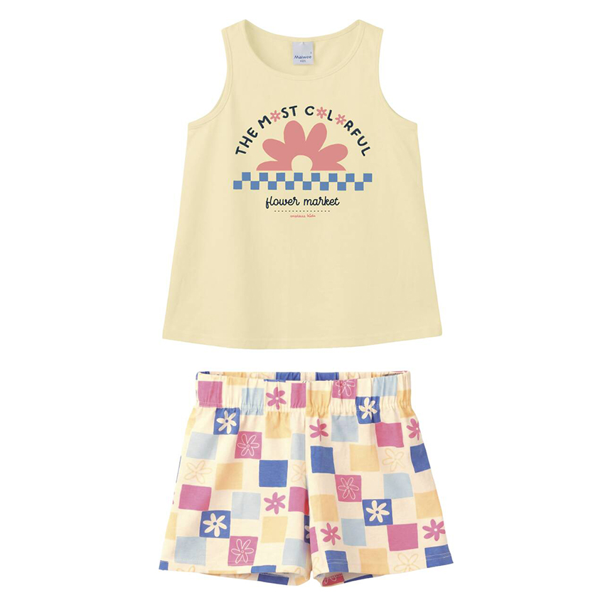 Conjunto Infantil Malwee Regata E Short Estampas Sortidas