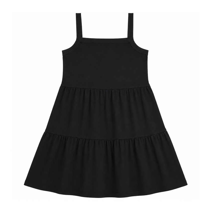 Vestido Juvenil Malwee Alça Fina 2 Marias Liso