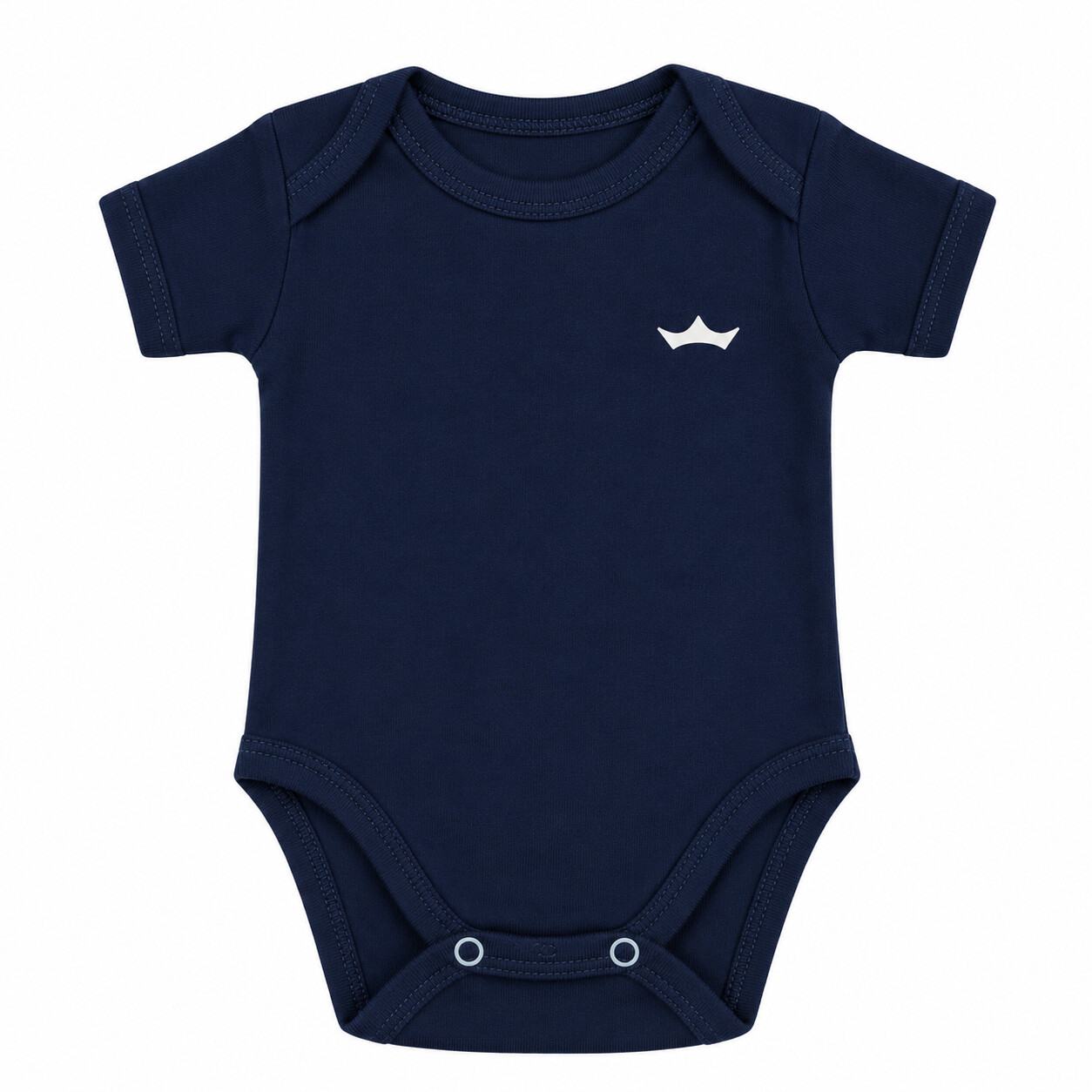 Kit Body Bebê Best Club Menino Manga Curta Fio 40 3 Peças