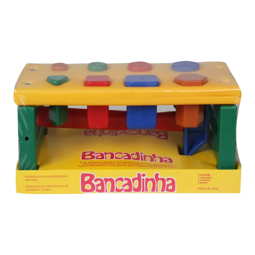 Bancadinha Brinquedo Educativo Liquiplast Colorido Bancadinha Brinquedo Educativo Liquiplast Colorido