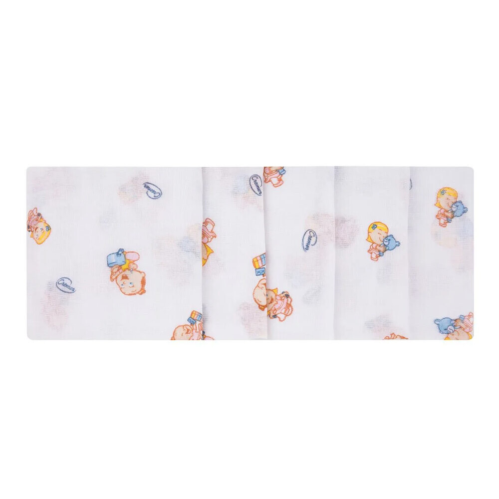 Fralda Luxo Cremer Para Colecionar Com 05 Unidades Menina