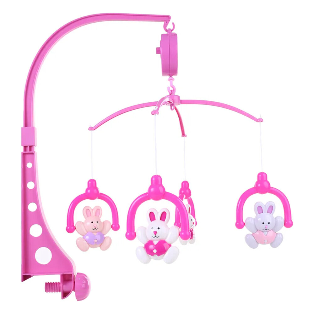 Mobile Musical Kit Star Para Berço Coelhinhos Mobile Musical Kit Star Para Berço Coelhinhos