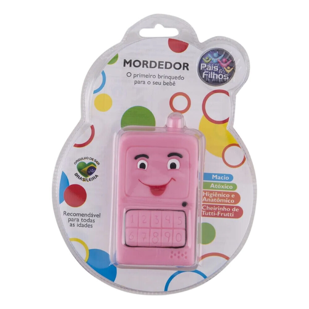 Mordedor Pais E Filhos Celular Sortido Mordedor Pais E Filhos Celular Sortido