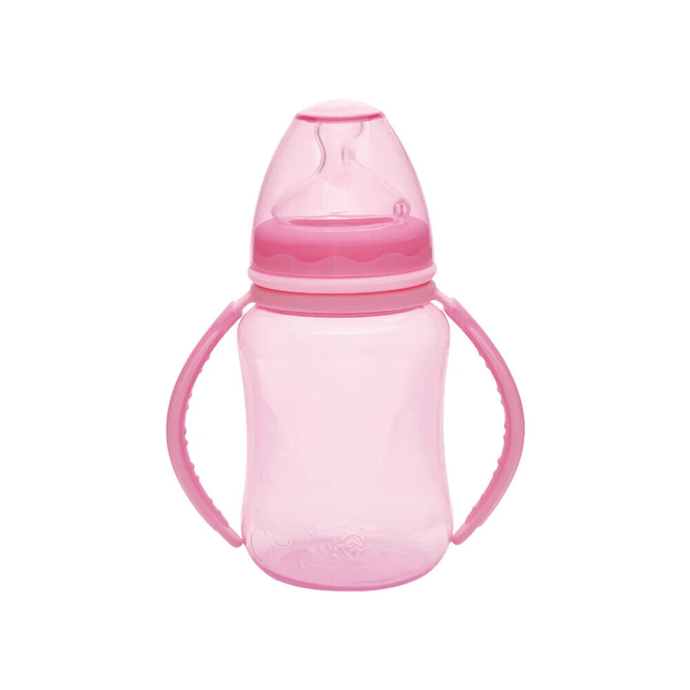 Mamadeira Aquarela De 240ML Com Alça Menina 14537