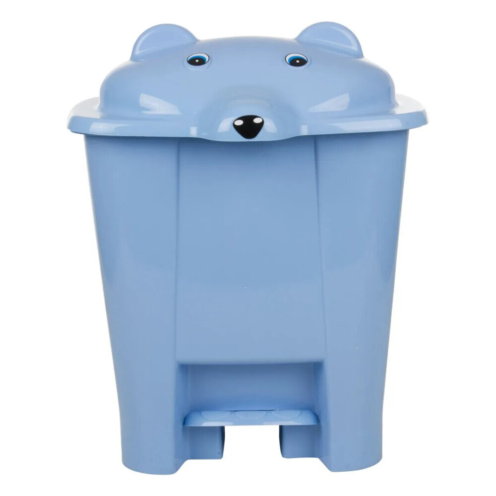 Lixeira Ursinho Com Pedal Menino 14622