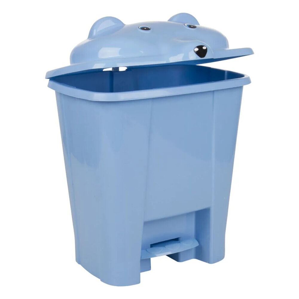 Lixeira Ursinho Com Pedal Menino 14622