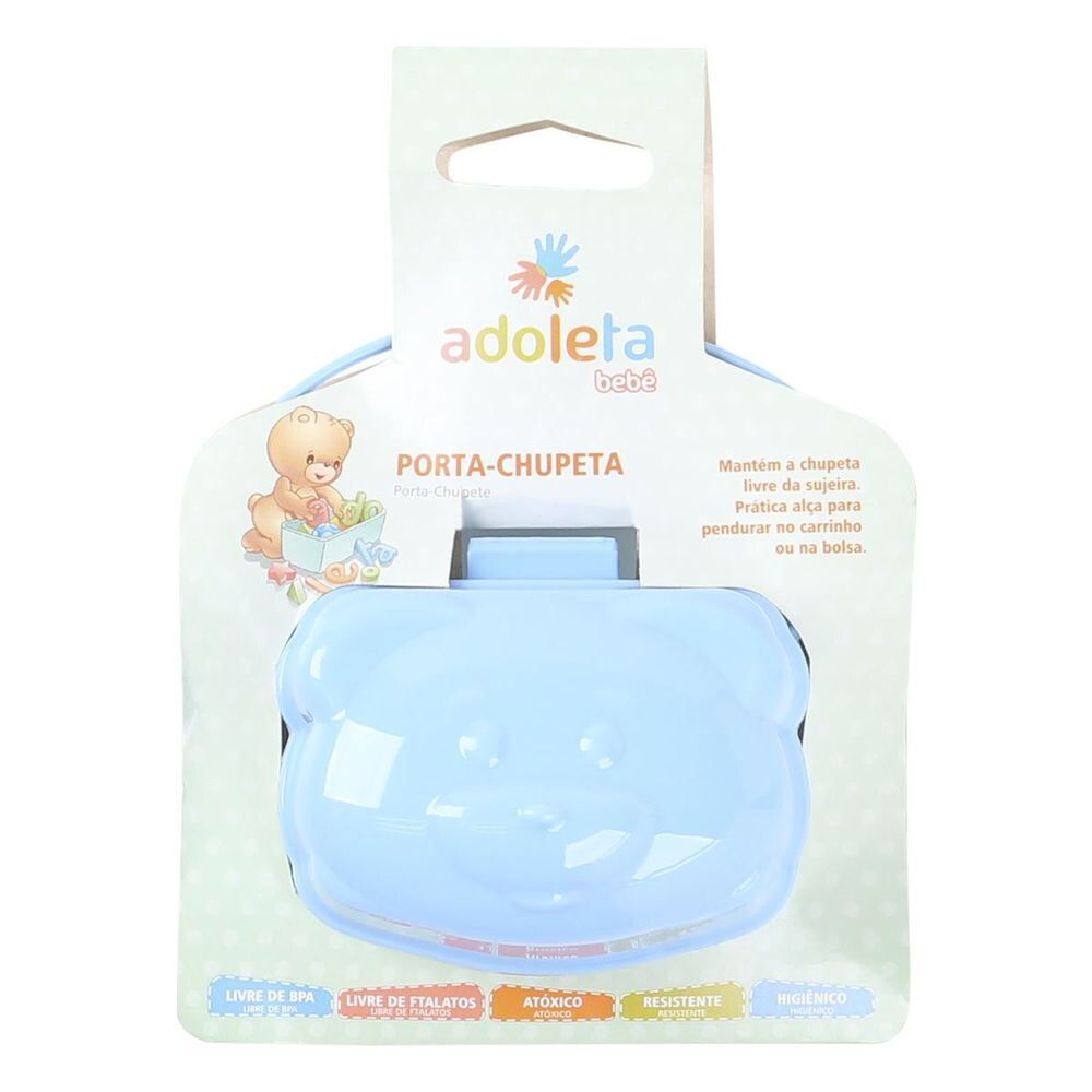 Porta-Chupeta Ursinho Com Alça 20600 Porta-Chupeta Ursinho Com Alça 20600
