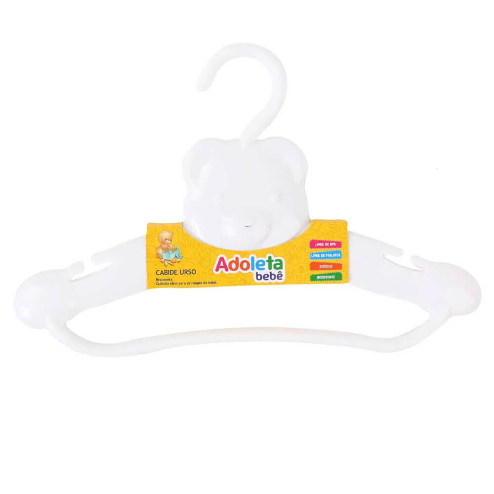 Ki Cabide Infantil Adoleta Ursinho - 02 Peças