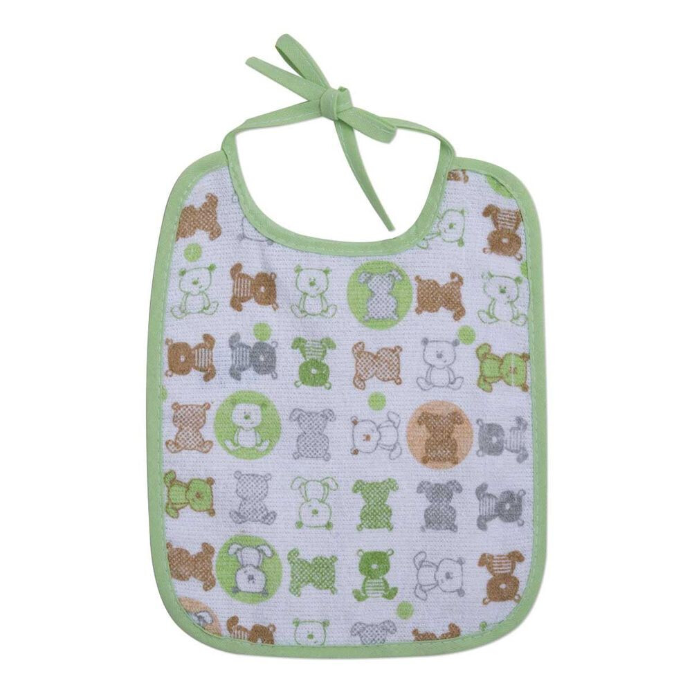 Kit Babador Papi Felpudo Estampado 03 Peças