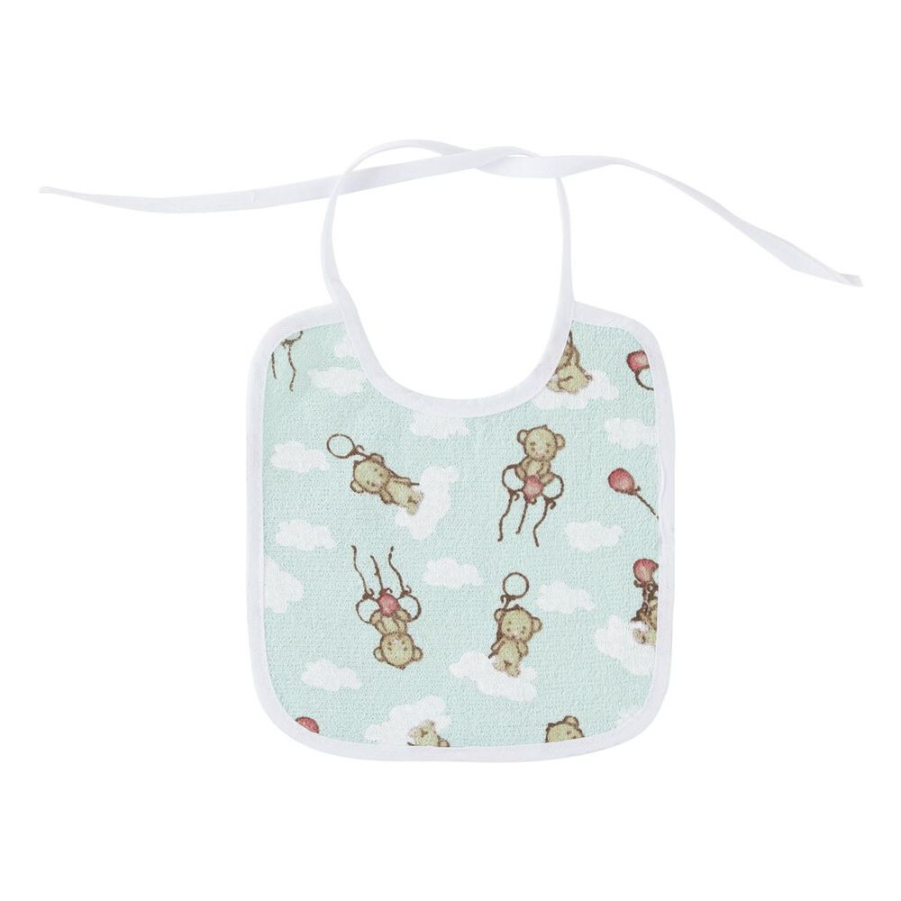 Kit Babador Karinho Flanelado Plastificado 03 Peças