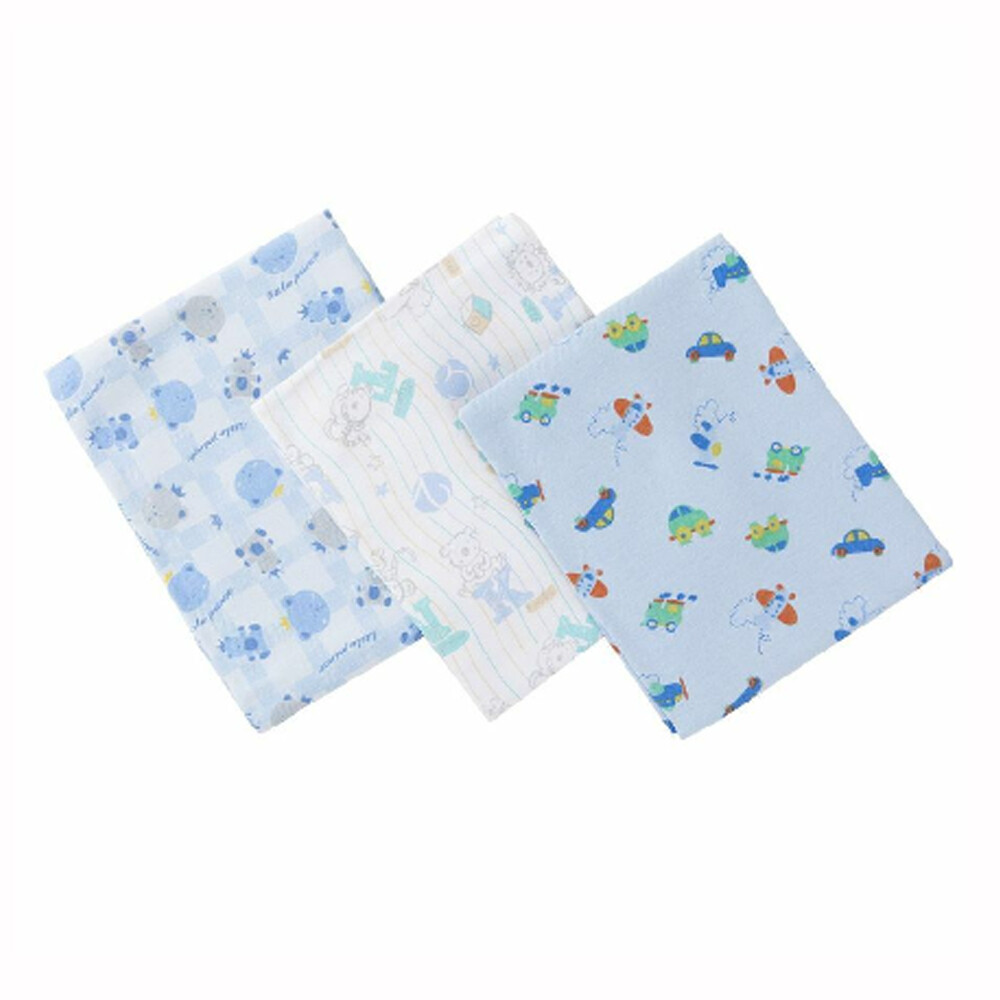 Kit Cueiro Karinho Flanelado Estampado 03 Peças