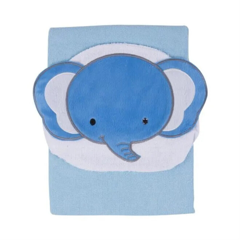 Toalha De Banho Felpa Papi Forrada com Capuz Elefante