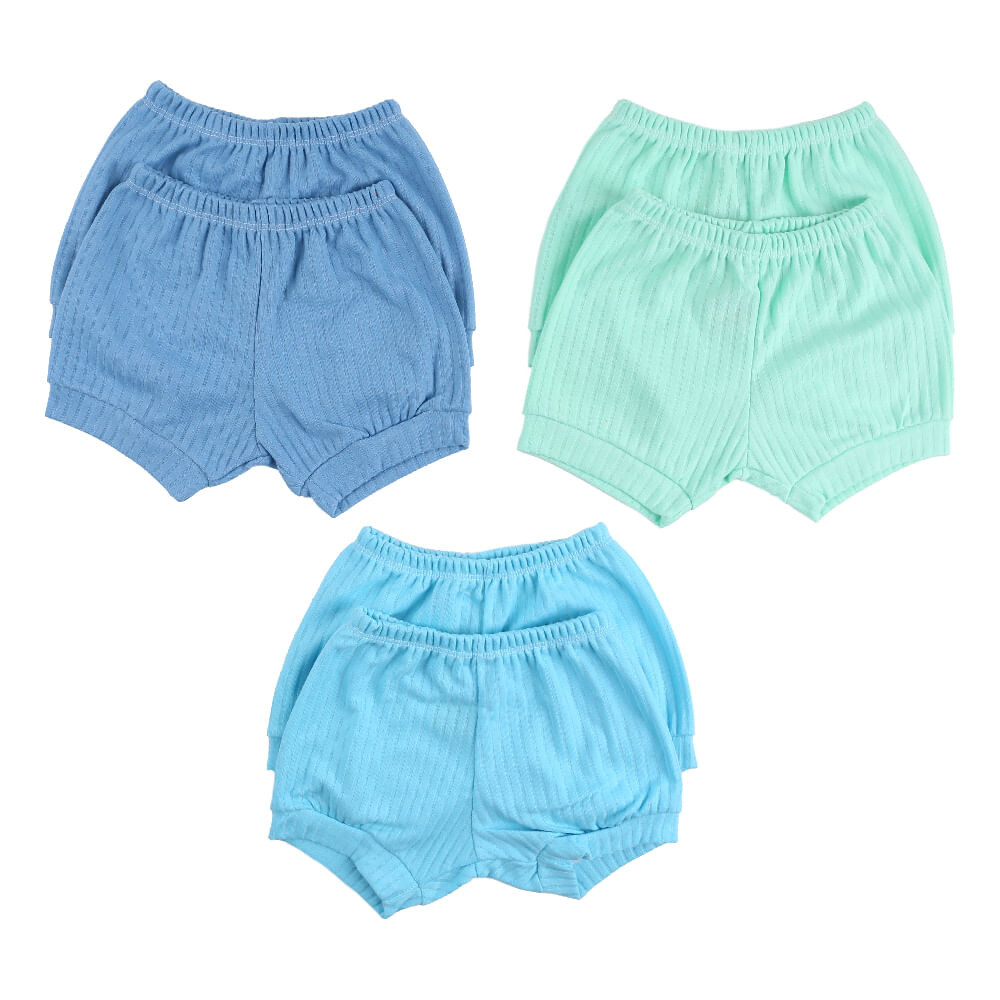Kit Shorts Bebê Top Chot - 06 Peças