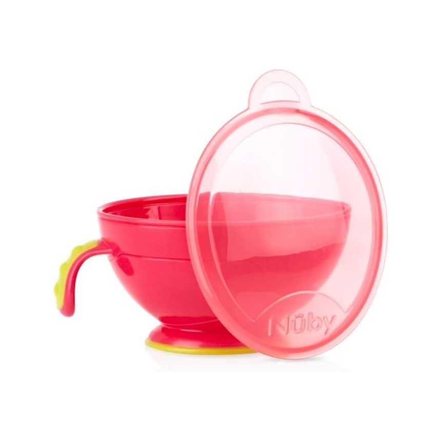 Pote Nuby Preparador de Papinhas Com Amassador E Colher Vermelho