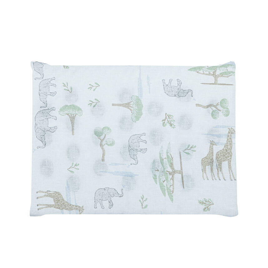 Travesseiro Bebê Papi Espuma Com Furos Estampado Menino