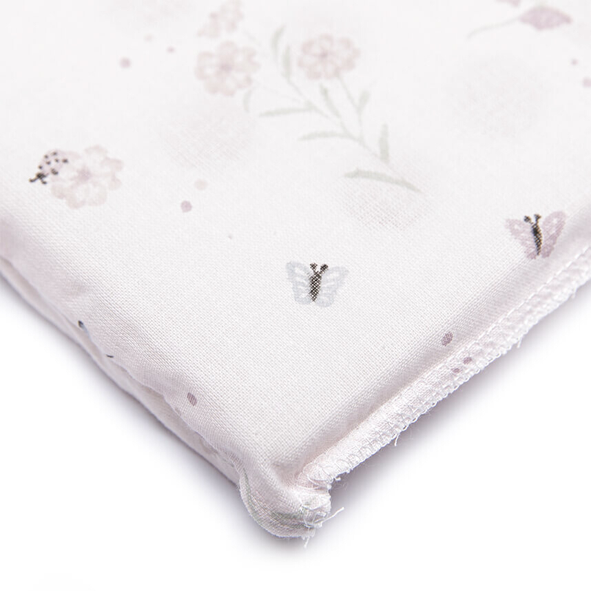 Travesseiro Bebê Papi Espuma Com Furos Estampado Menina